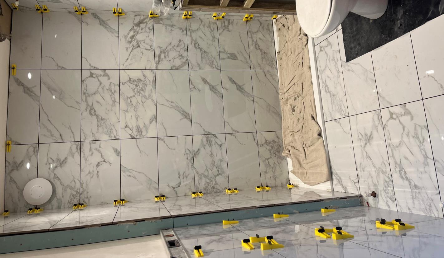 Marble bathroom