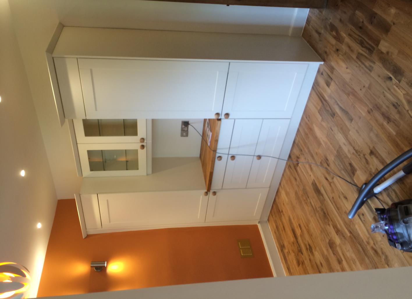 Cream kitchen dresser